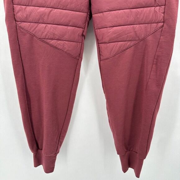 Peppermint‎ Cycling Co Hybrid Pants Size S Red Insulated Quilted Winter Training - Picture 3 of 11